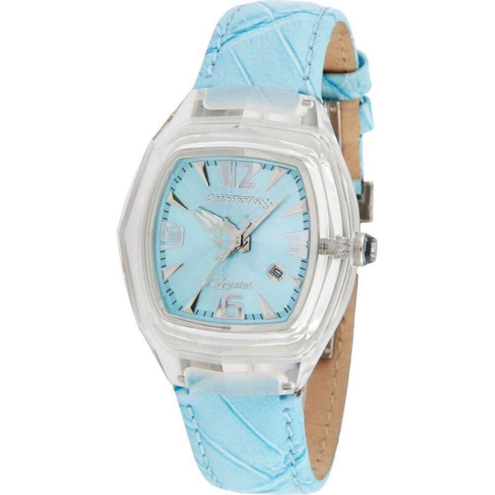 Chronotech Watch Leather Women Blue Watches